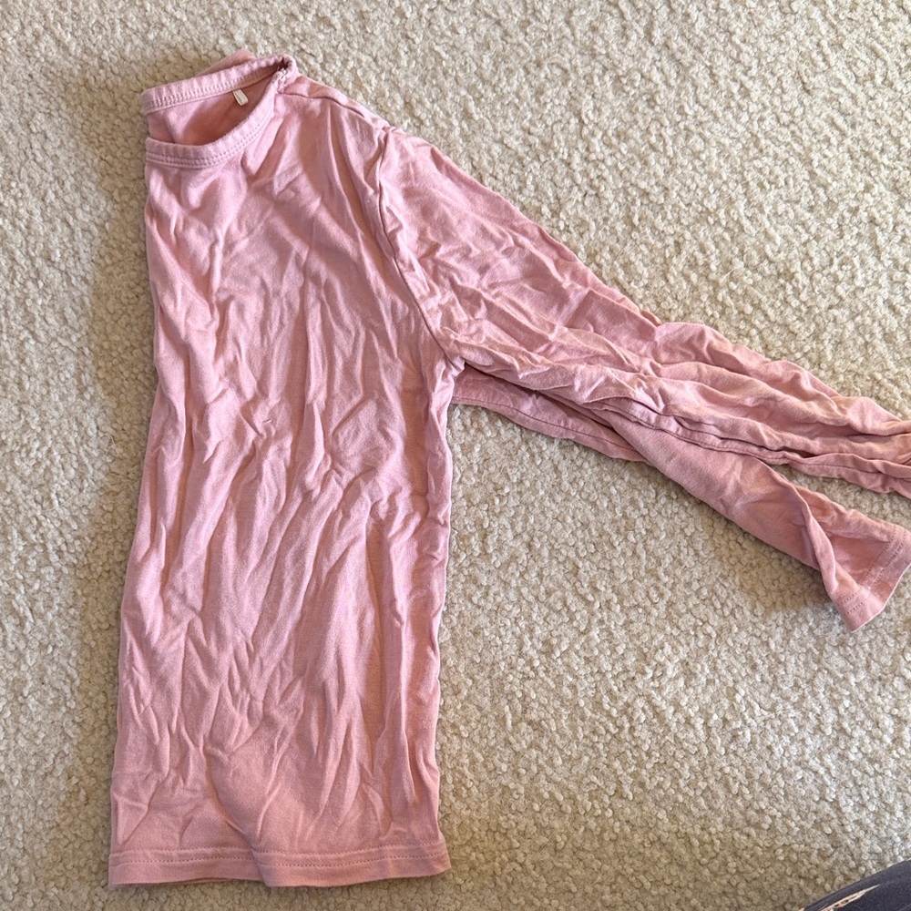 Little Sleepies Pink Long Sleeve Tee
